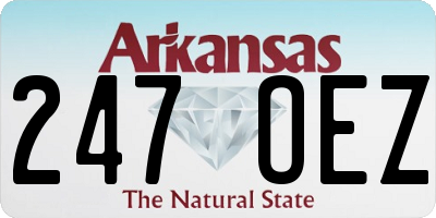 AR license plate 247OEZ
