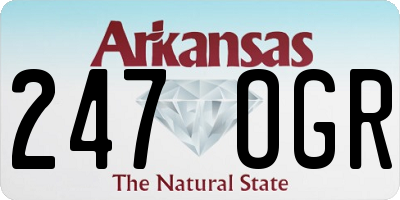 AR license plate 247OGR