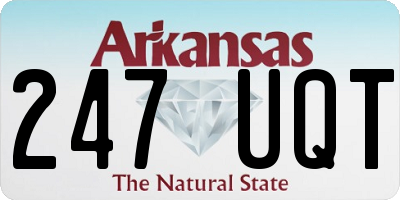 AR license plate 247UQT