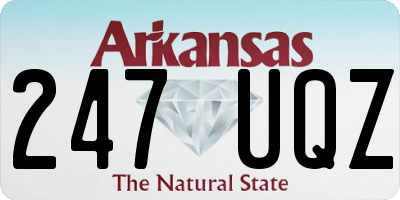 AR license plate 247UQZ