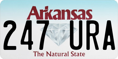AR license plate 247URA