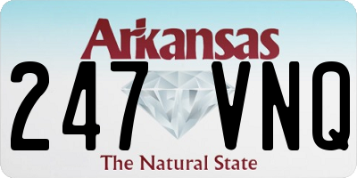 AR license plate 247VNQ