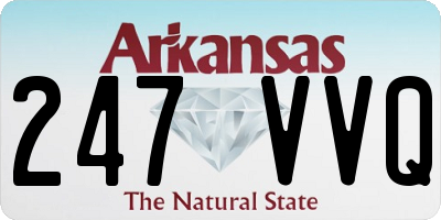 AR license plate 247VVQ