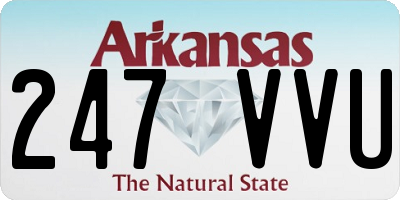 AR license plate 247VVU