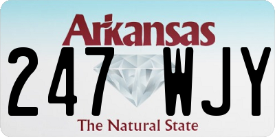AR license plate 247WJY
