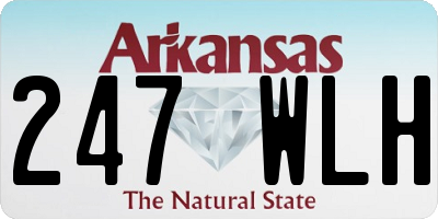 AR license plate 247WLH