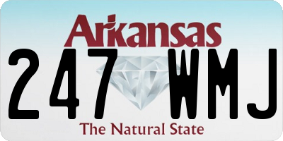 AR license plate 247WMJ