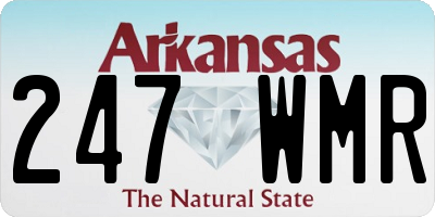 AR license plate 247WMR