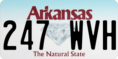 AR license plate 247WVH