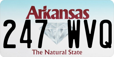 AR license plate 247WVQ