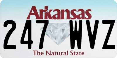 AR license plate 247WVZ