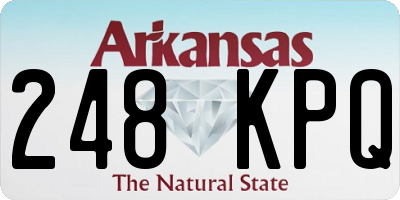 AR license plate 248KPQ