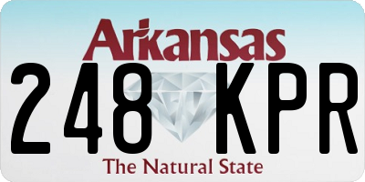 AR license plate 248KPR