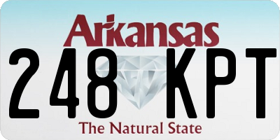 AR license plate 248KPT