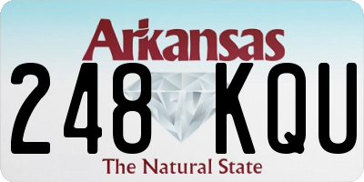 AR license plate 248KQU