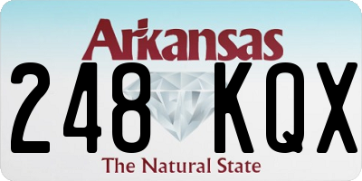AR license plate 248KQX