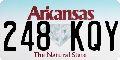 AR license plate 248KQY