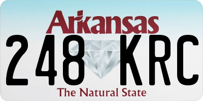 AR license plate 248KRC