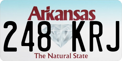 AR license plate 248KRJ