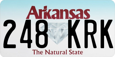 AR license plate 248KRK