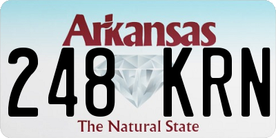 AR license plate 248KRN