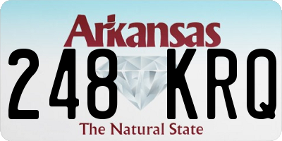 AR license plate 248KRQ