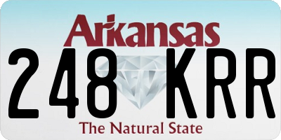 AR license plate 248KRR