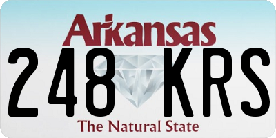 AR license plate 248KRS