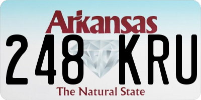 AR license plate 248KRU