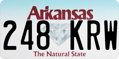 AR license plate 248KRW