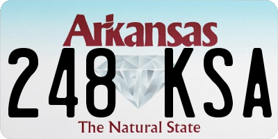 AR license plate 248KSA