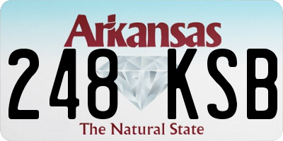 AR license plate 248KSB