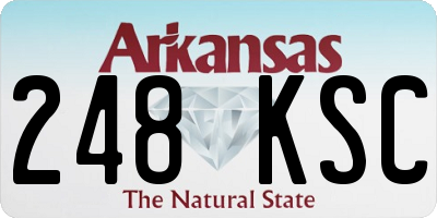 AR license plate 248KSC