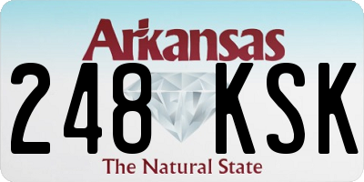 AR license plate 248KSK