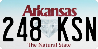 AR license plate 248KSN