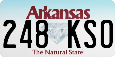 AR license plate 248KSO