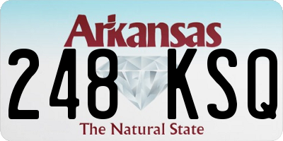 AR license plate 248KSQ
