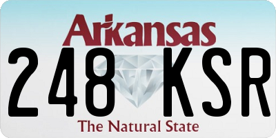 AR license plate 248KSR