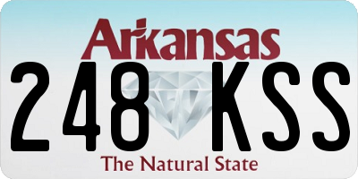 AR license plate 248KSS