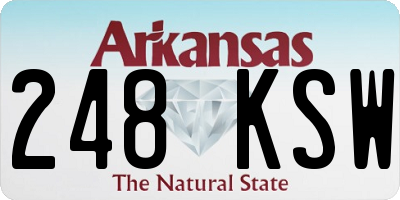 AR license plate 248KSW