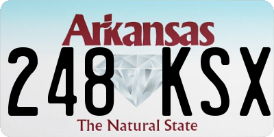 AR license plate 248KSX