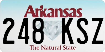 AR license plate 248KSZ