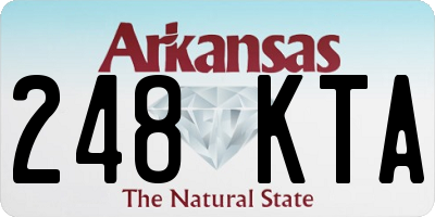 AR license plate 248KTA