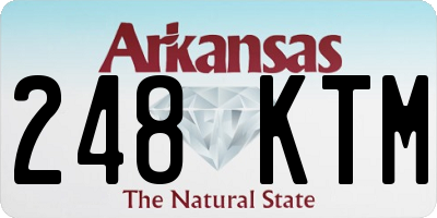 AR license plate 248KTM
