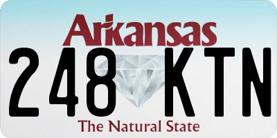 AR license plate 248KTN