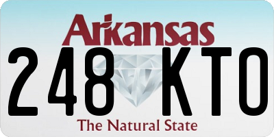 AR license plate 248KTO