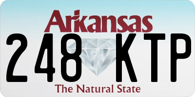 AR license plate 248KTP