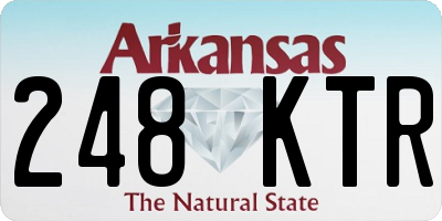 AR license plate 248KTR