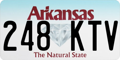 AR license plate 248KTV