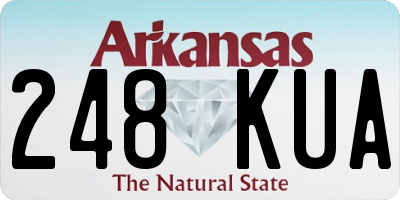 AR license plate 248KUA